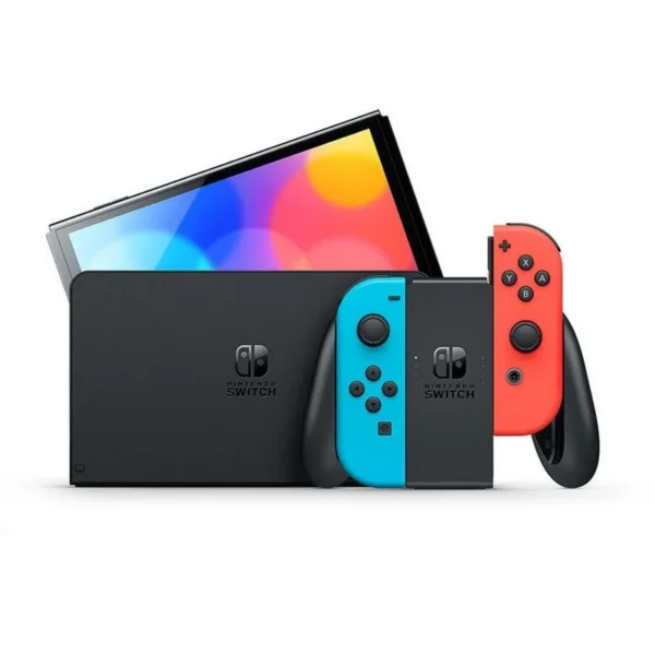 Nintendo Switch OLED Azul Neón/Rojo Neón - Imagen 2