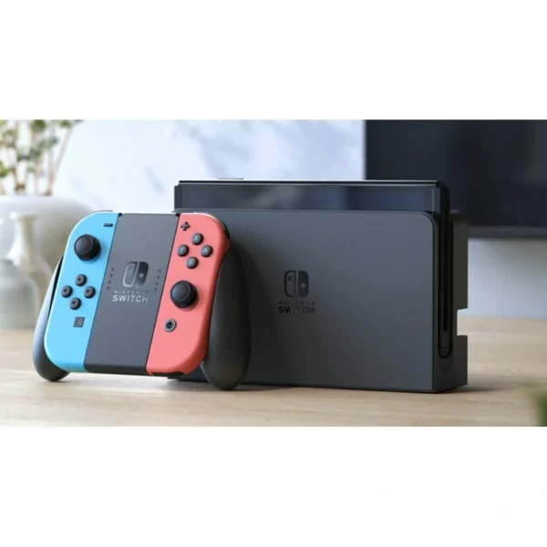 Nintendo Switch OLED Azul Neón/Rojo Neón - Imagen 3